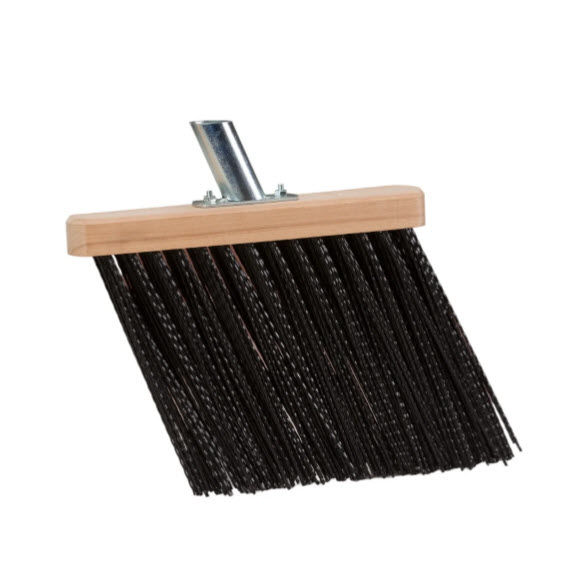 Afbeeldingen van Goot-/schuine bezem nylon zwart